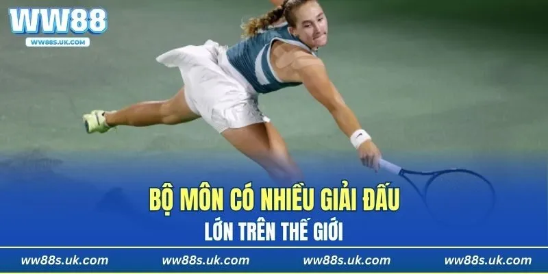 Bộ môn có nhiều giải đấu lớn trên thế giới