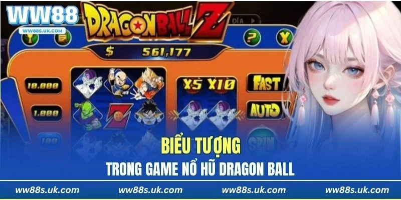 Các biểu tượng độc đáo trong game slot Dragon Ball