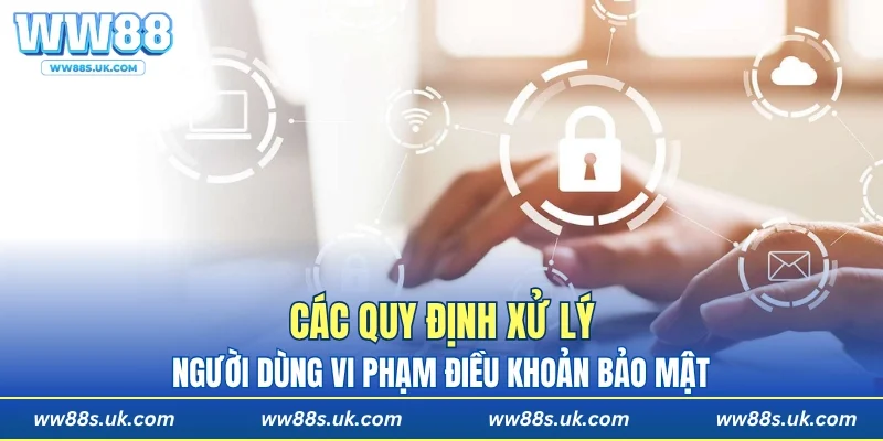 Các quy định xử lý khi người dùng vi phạm điều khoản bảo mật