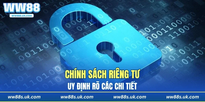 Chính sách riêng tư quy định rõ các chi tiết