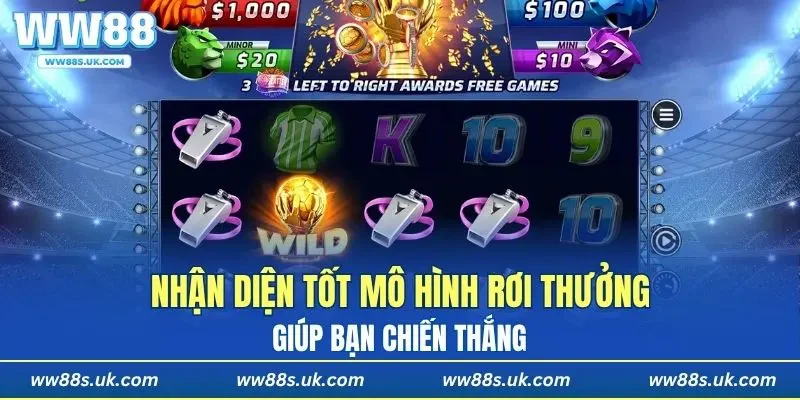 Nhận diện tốt mô hình rơi thưởng giúp bạn chiến thắng