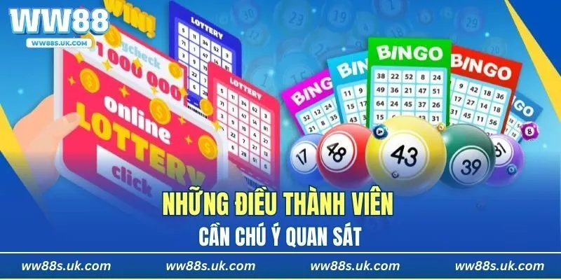 Những điều thành viên cần chú ý quan sát
