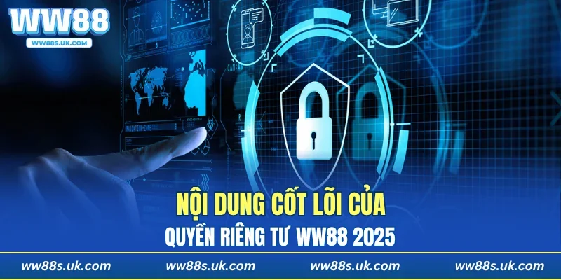 Nội dung cốt lõi của quyền riêng tư WW88 2025