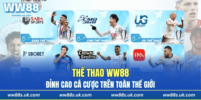 Thể thao WW88 - Đỉnh cao cá cược trên toàn thế giới